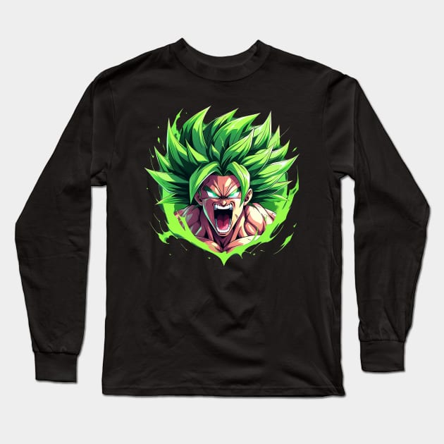 broly Long Sleeve T-Shirt by fancy ghost